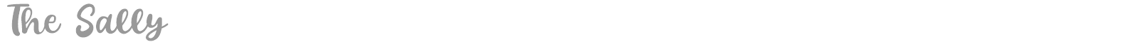 The Sally font preview